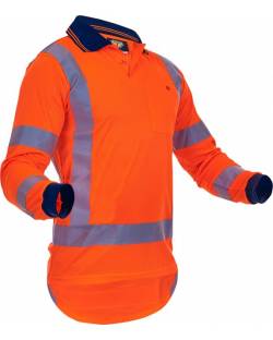 Caution Hi Vis TTMC Microfibre Polo