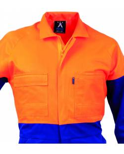 Workzone Poly Cotton Overall, 240gsm