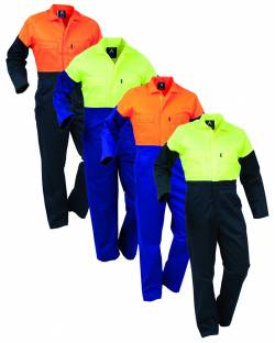Workzone Poly Cotton Overall, 240gsm