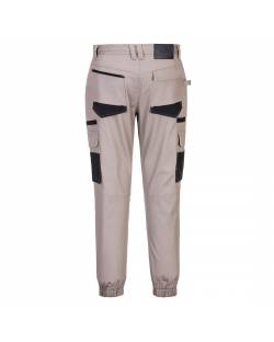 Cuffed Slim Fit Stretch Work Pants