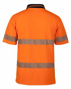 Hi Vis Segmented Reflective Polo