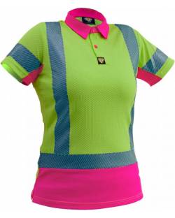 Microvent Hi Vis Ladies Polo