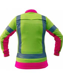 Microvent Hi Vis Ladies Polo L/S