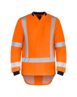 Bison Cottonback TTMC-W Polo, Long Sleeve