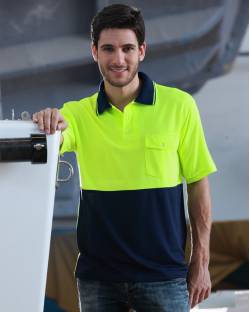 Hi Vis Safety Polo by Bocini
