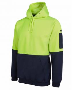 Hi Vis Poly Cotton Hoodie, 280 gm
