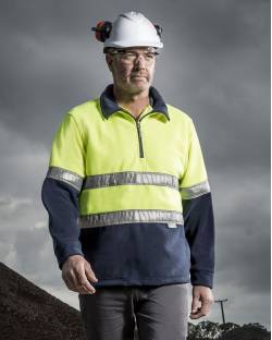 Fleece Jumper - Hooped, Day/Night