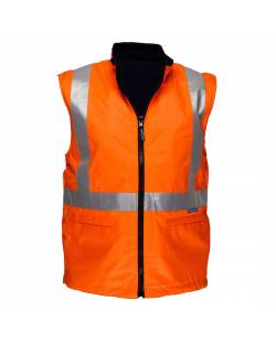 Cross Back Reversible Fleece Vest