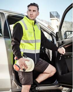 Unisex Hi Vis Softshell Vest