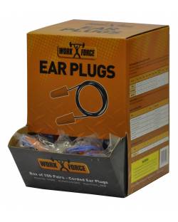 Foam Earplugs Corded (100 Pair)