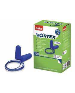 Vortex Earplugs Blue Metal Detectable
