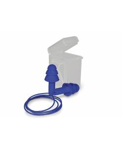 Vortex Reusable Earplugs, Blue Corded 