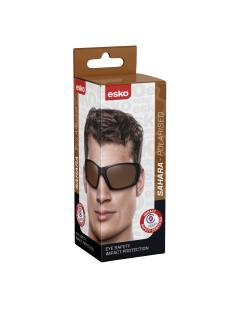 Sahara Safety Glasses, Polarised Bronze Lens