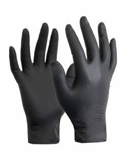 Nitrile Industrial Black, Disposable 100 pcs