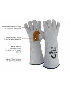 Grey Wolf Kevlar Stitched Glove