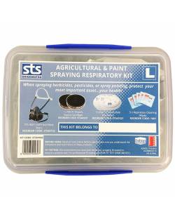 STS Half Face Mask Paint and Agricultural Spraying Respiratory Kit 